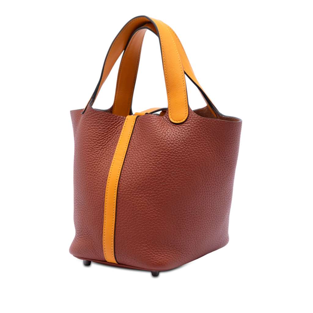 Hermès Bicolor Clemence and Swift Picotin Lock 18 - 2