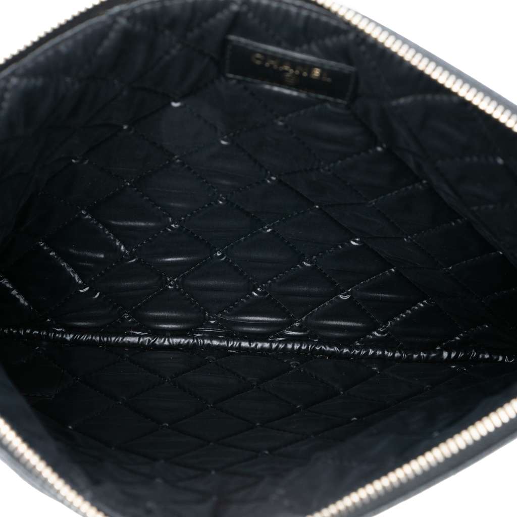 Chanel Medium Quilted Caviar Boy O Case Clutch - 4
