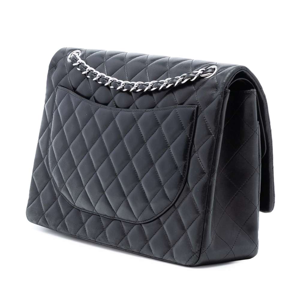 Chanel Maxi Classic Lambskin Double Flap - 2