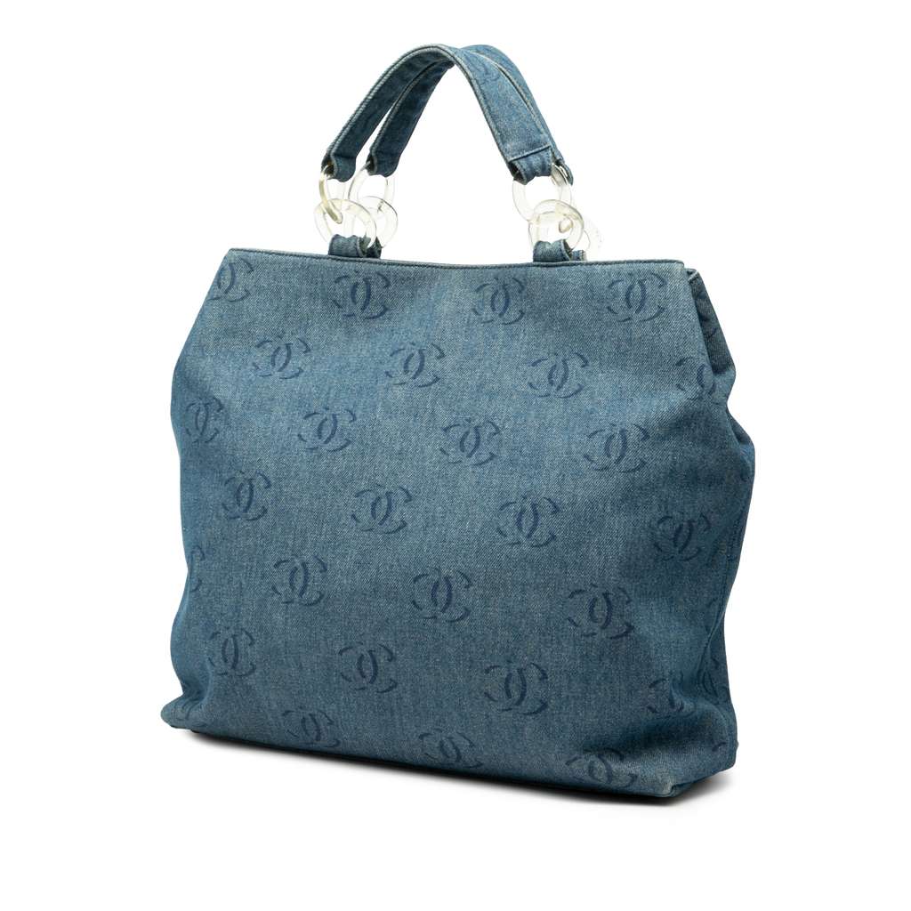 Chanel CC Denim Tote - 2