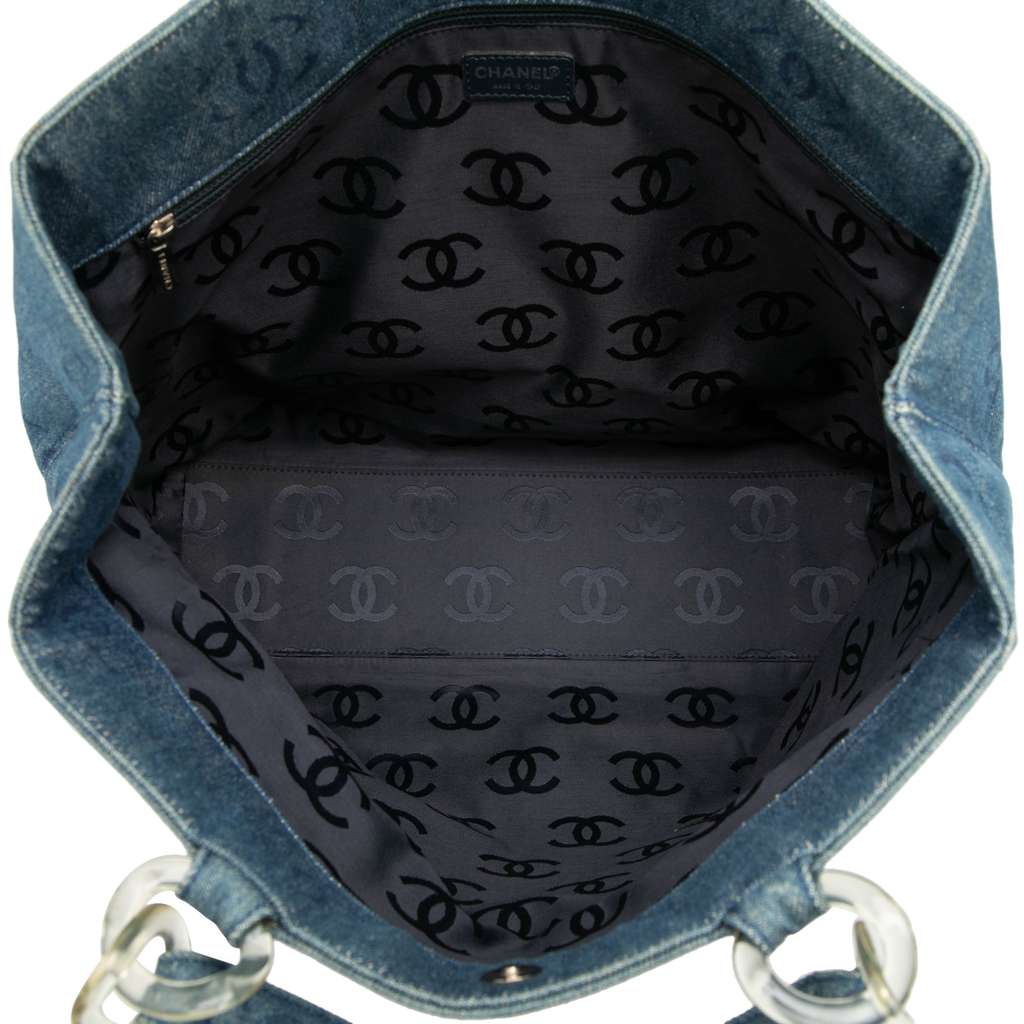 Chanel CC Denim Tote - 4