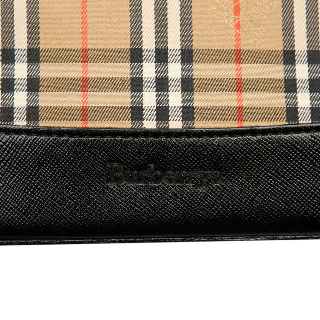 Burberry Haymarket Check Canvas Tote - 5