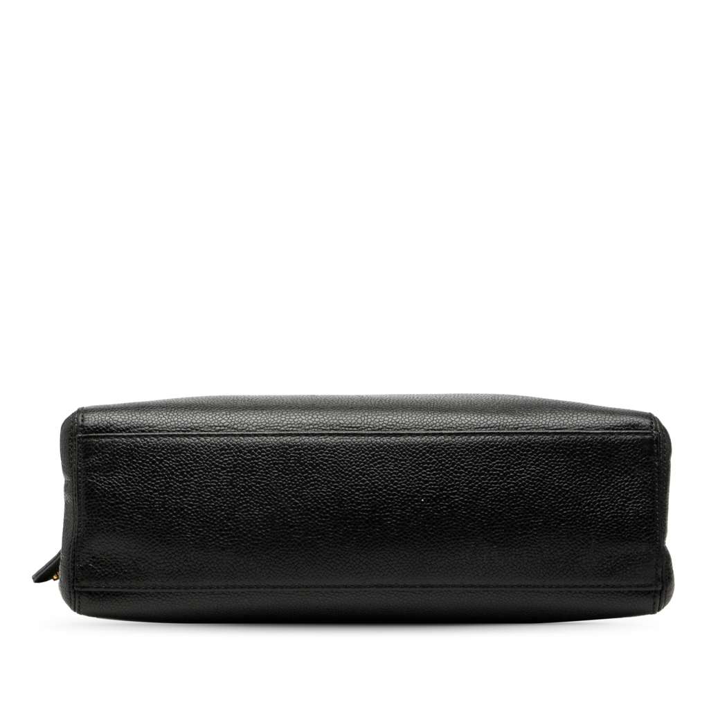 Chanel Caviar Logo Chain Tote - 3