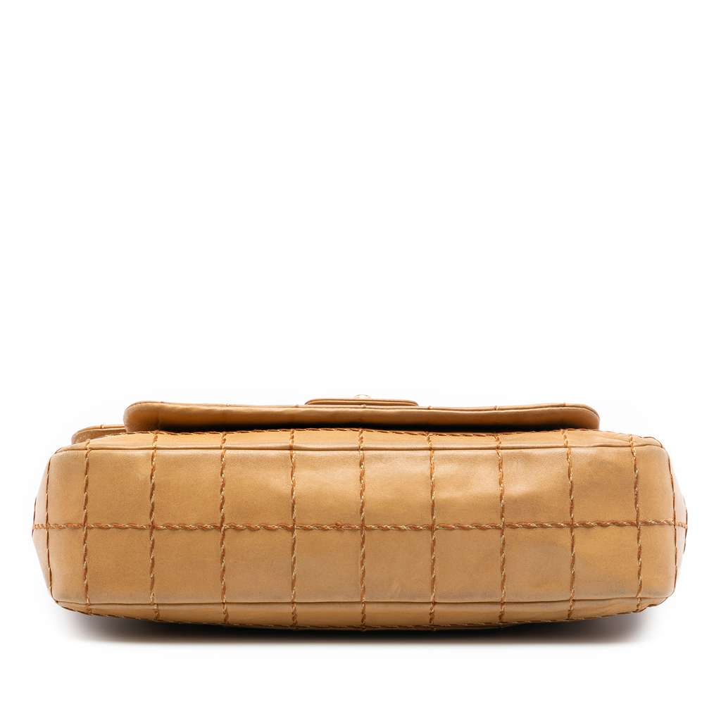 Chanel Chocolate Bar Lambskin Wild Stitch Chain Flap - 3