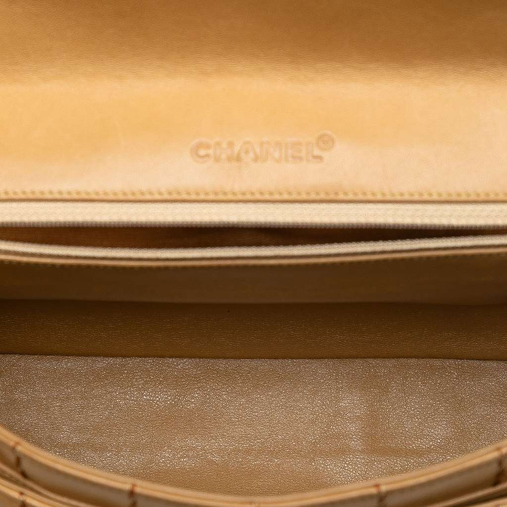 Chanel Chocolate Bar Lambskin Wild Stitch Chain Flap - 4