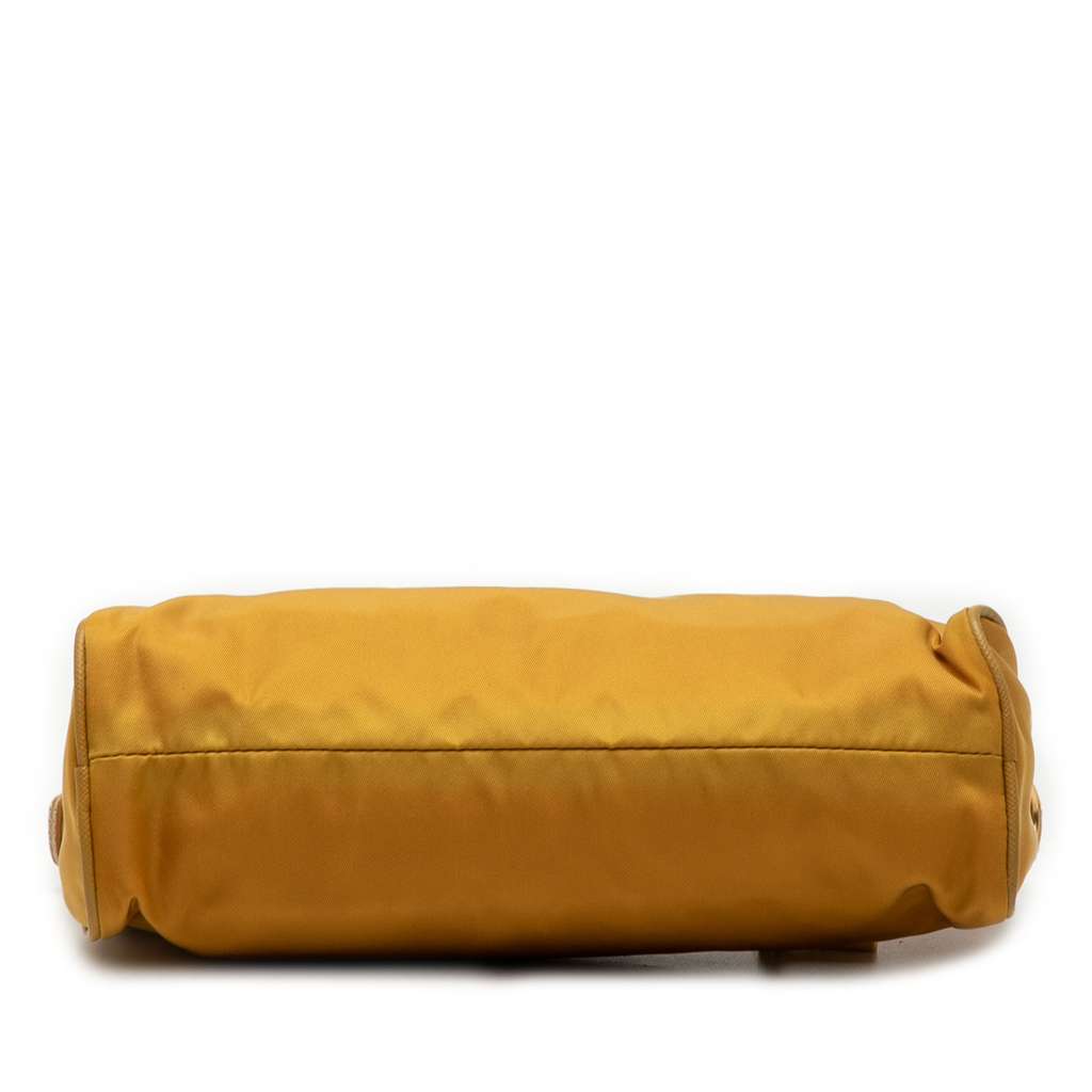 Prada Saffiano Trimmed Tessuto Handbag - 3