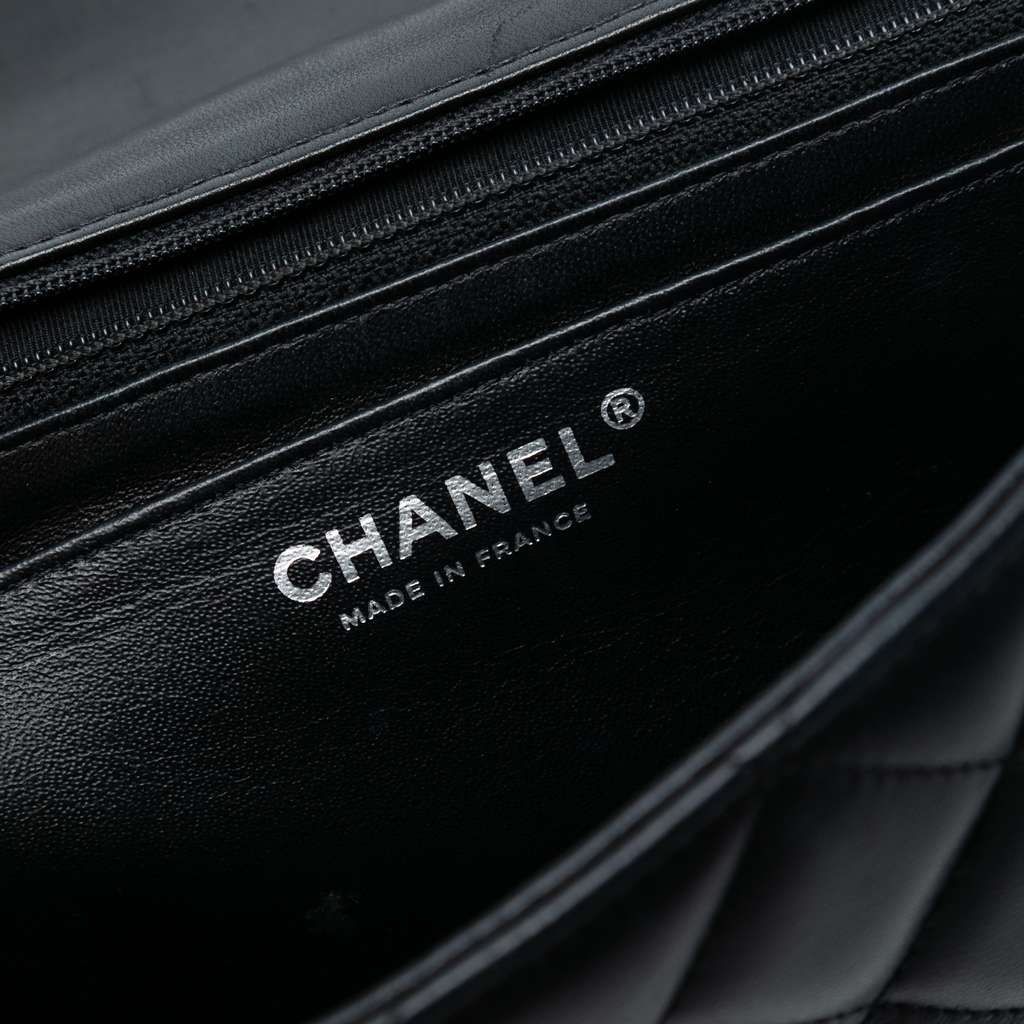 Chanel CC Quilted Lambskin Chain Embellished Flap - 5