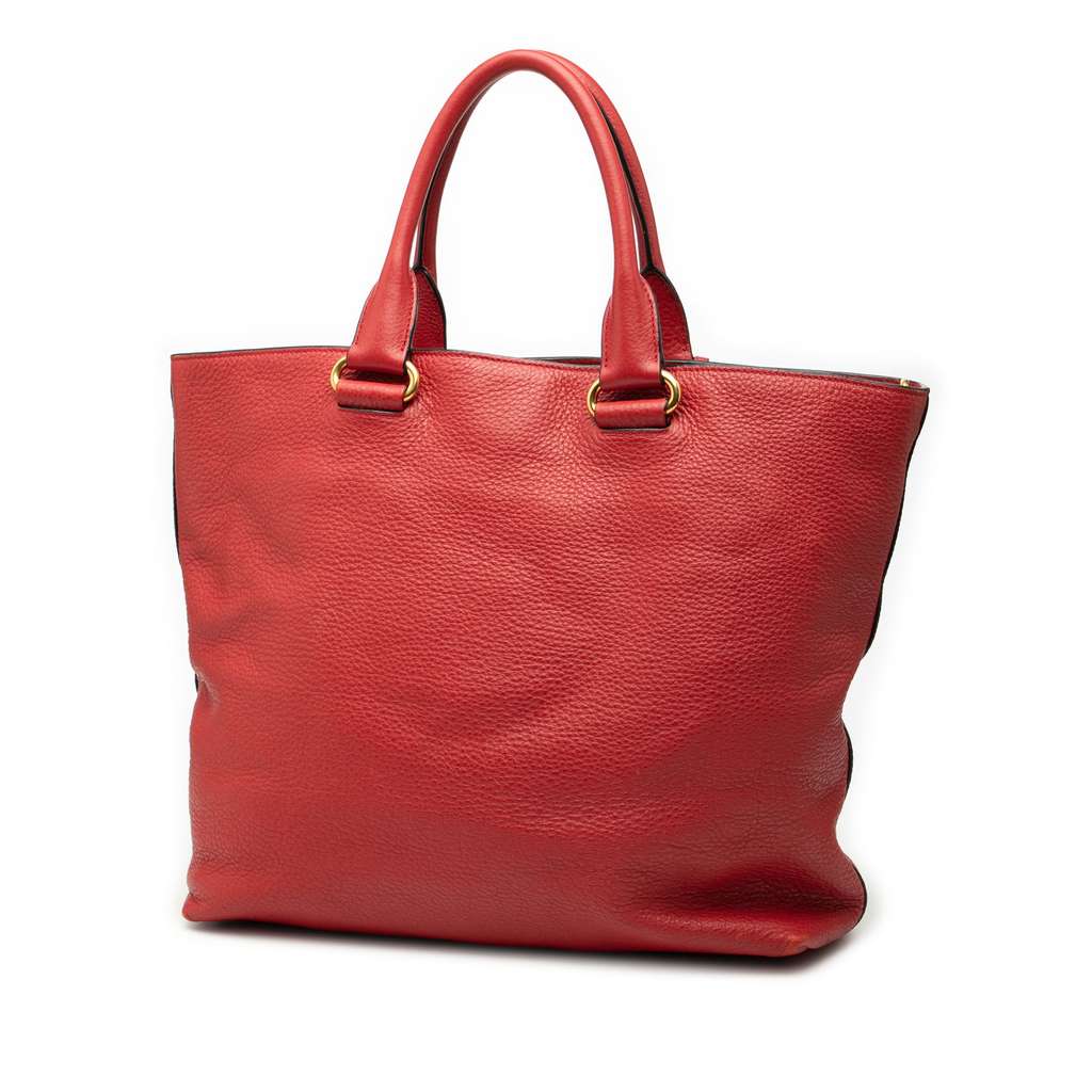 Prada Vitello Daino Open Convertible Tote - 2