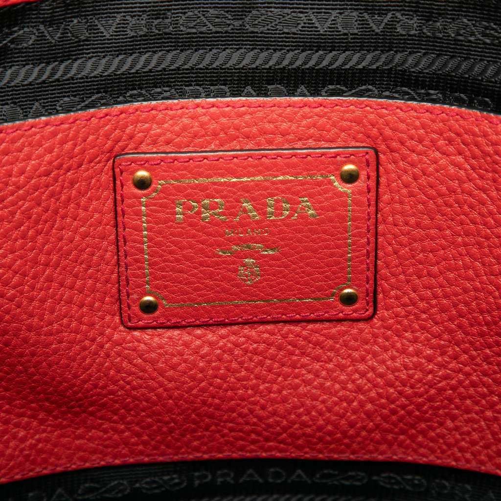 Prada Vitello Daino Open Convertible Tote - 5