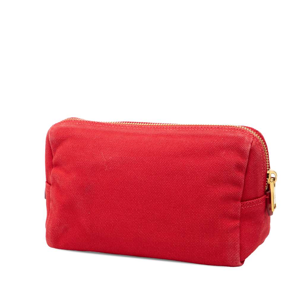 Prada Canvas Canapa Logo Pouch - 2
