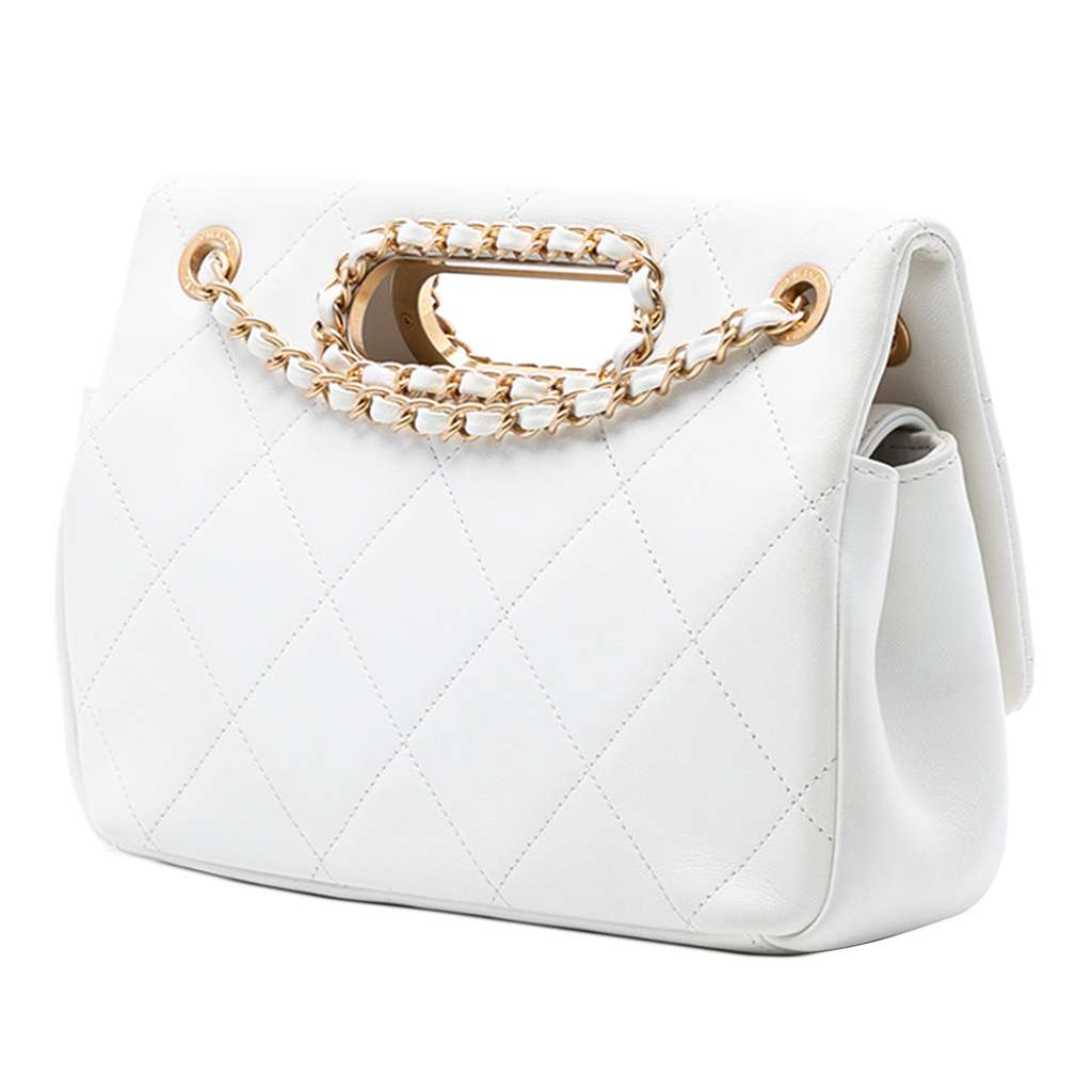 Chanel Small Quilted Lambskin A Real Catch Flap - 2