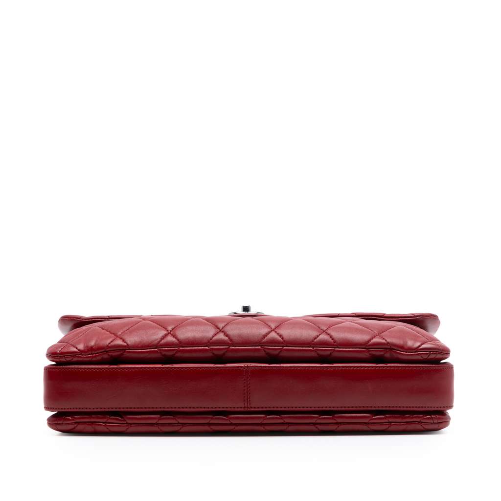 Chanel Maxi Lambskin 3 Accordion Flap - 3