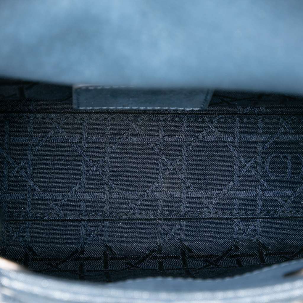 Dior Mini Iridescent Lambskin Cannage Lady Dior - 4