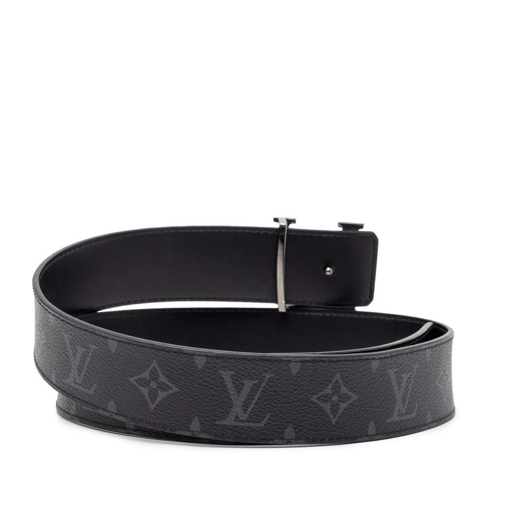Louis Vuitton Monogram Eclipse LV Initiales Reversible Belt - 3