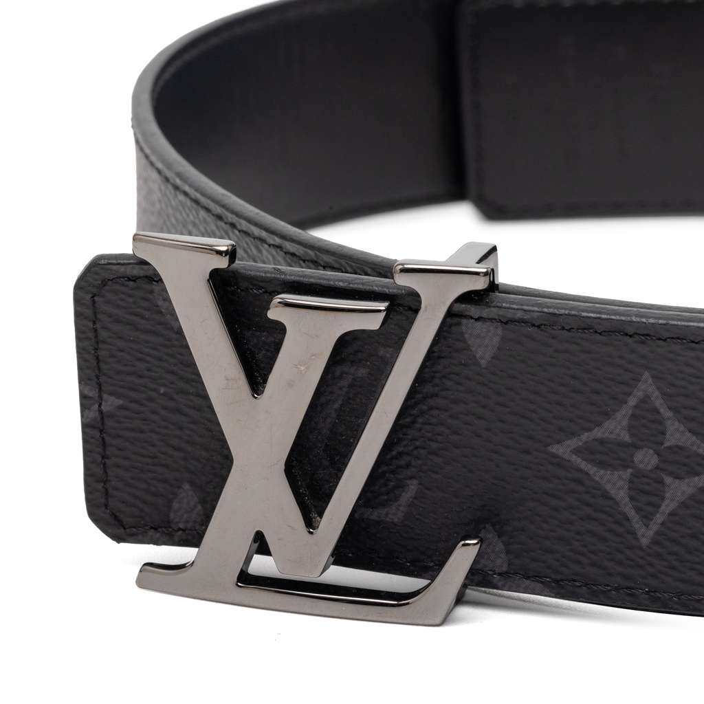 Louis Vuitton Monogram Eclipse LV Initiales Reversible Belt - 4