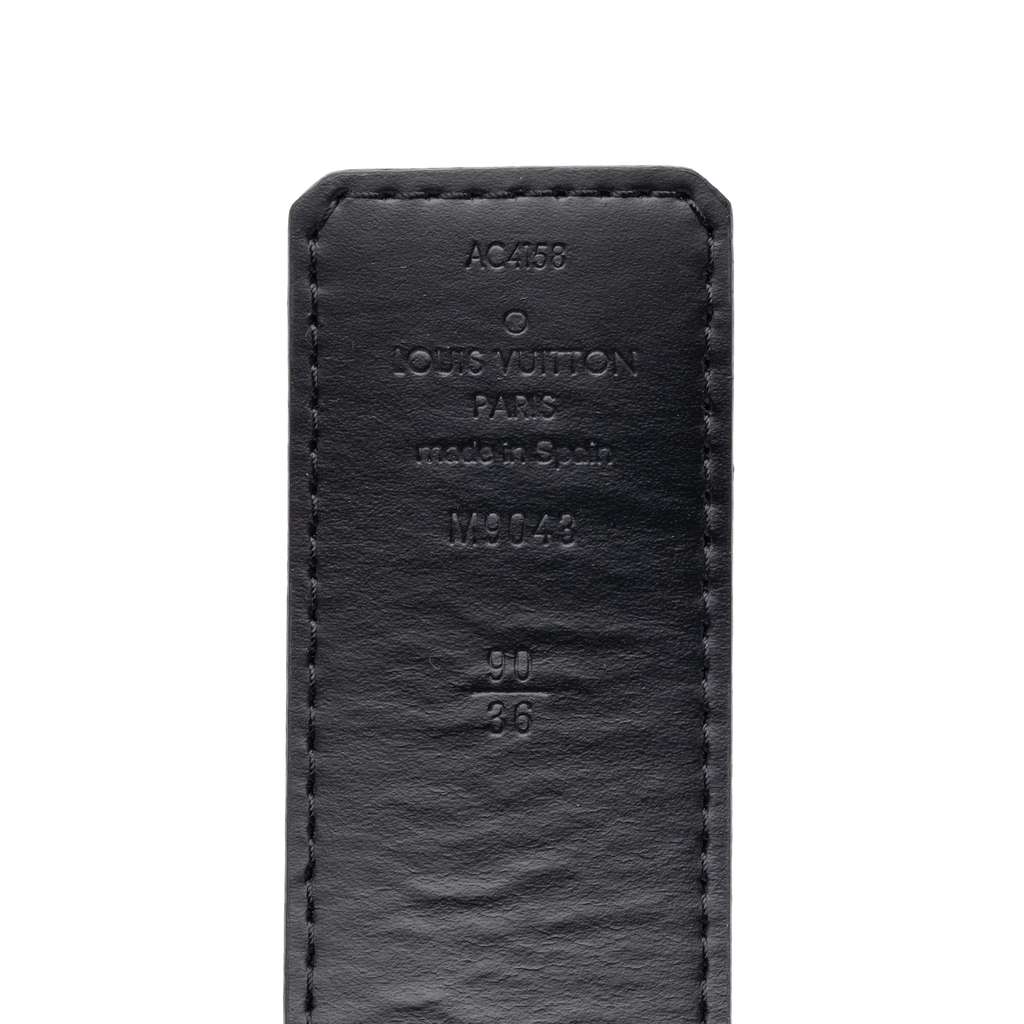 Louis Vuitton Monogram Eclipse LV Initiales Reversible Belt - 5