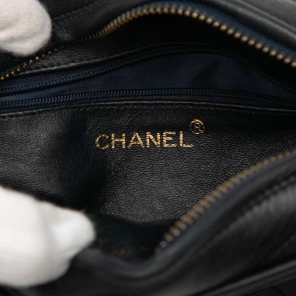 Chanel CC Quilted Lambskin Tassel Camera Bag - 5