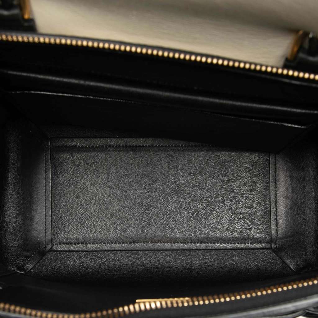 Celine Micro Bicolor Leather Belt Satchel - 4