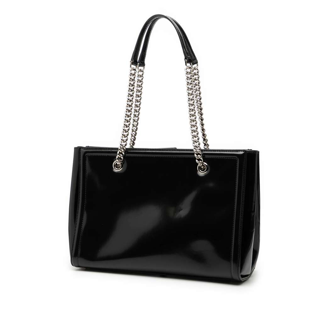Salvatore Ferragamo Smooth Calfskin Vara Bow Chain Tote - 2