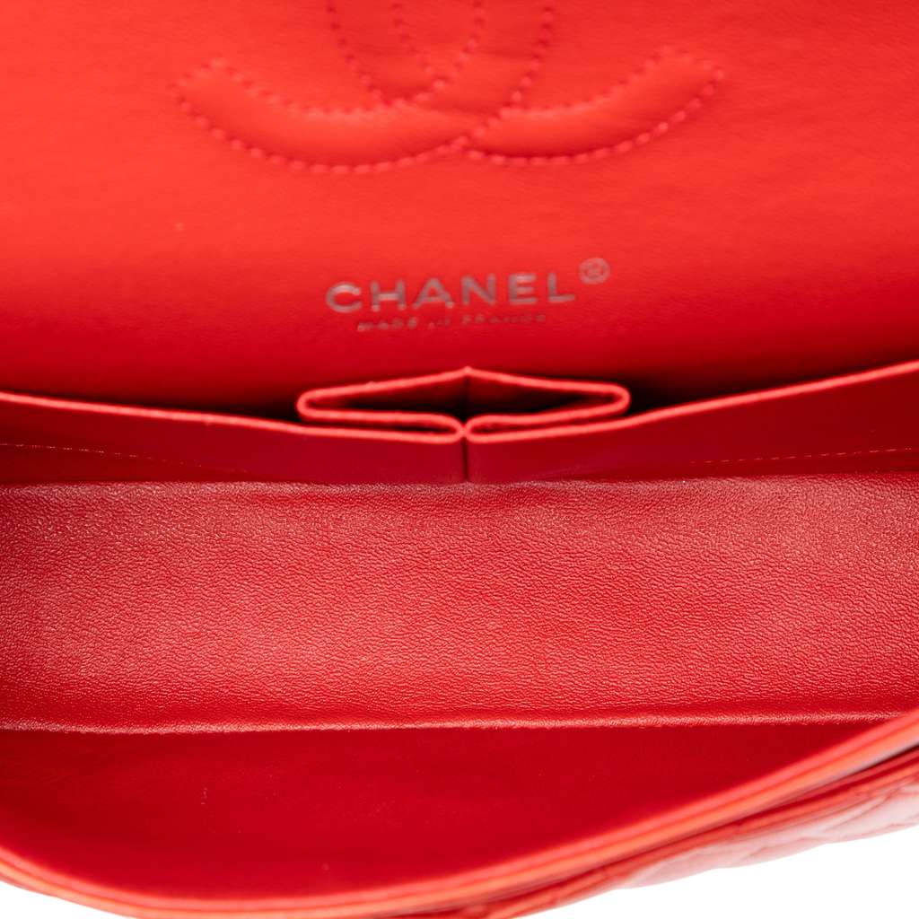 Chanel Medium Classic Lambskin Double Flap - 4
