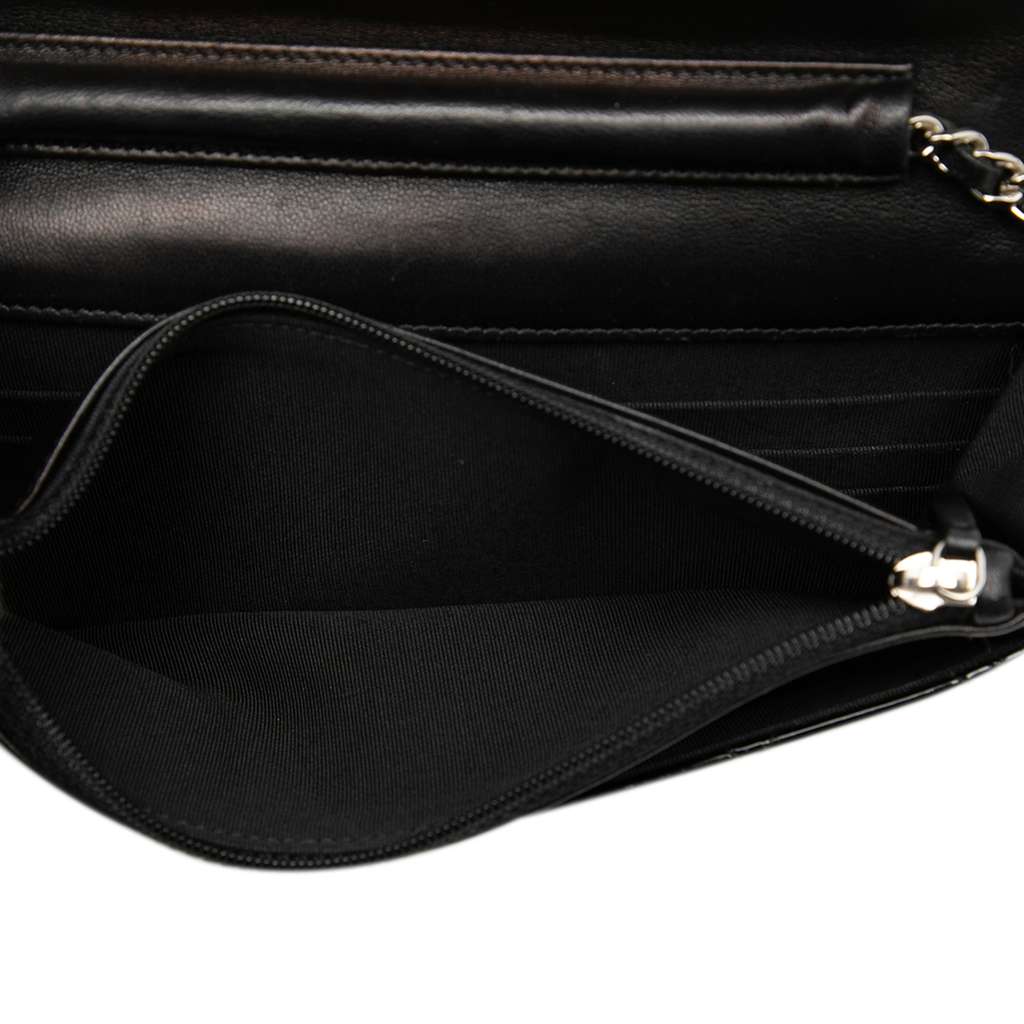 Chanel CC Quilted Patent Wallet On Chain - 4