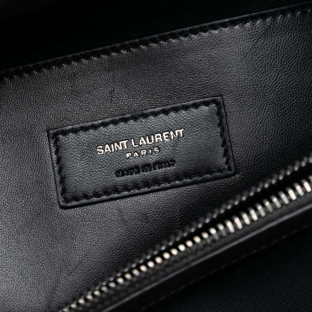 Saint Laurent Medium Croc Embossed Calfskin Monogram West Hollywood Crossbody - 5