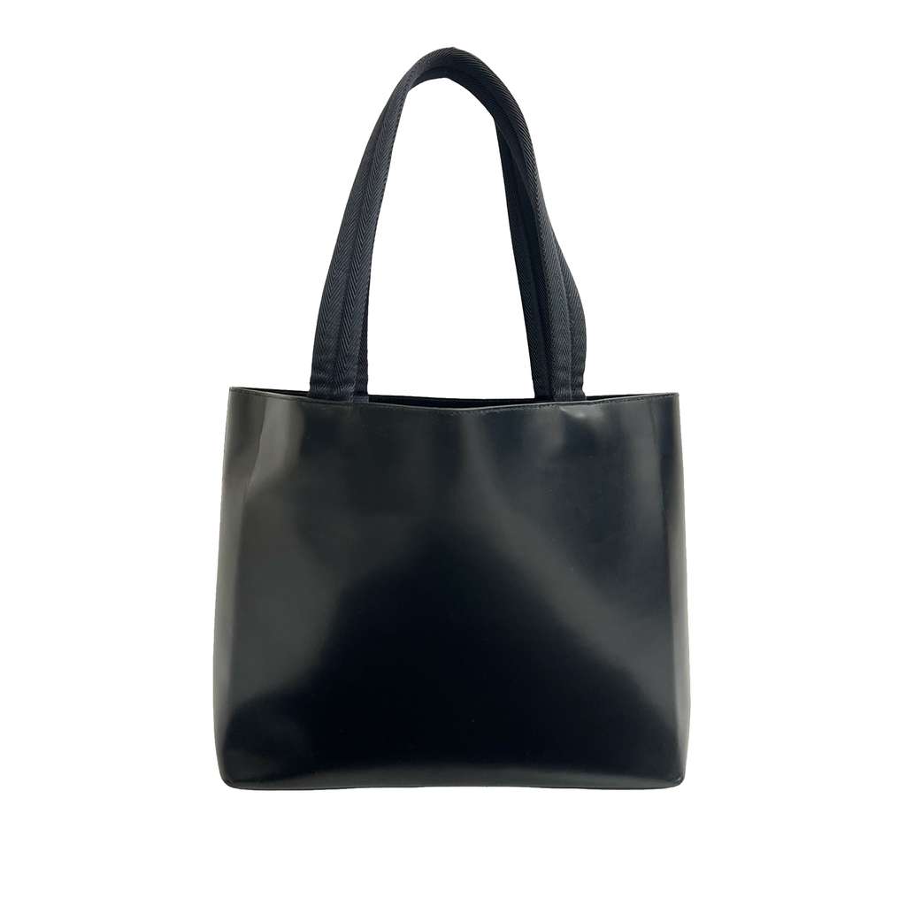 Prada Spazzolato Laser Cut Logo Tote - 2