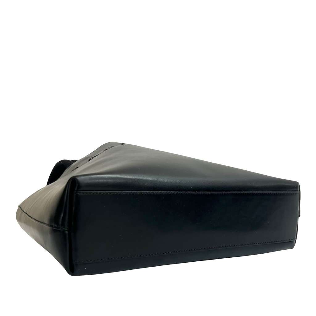 Prada Spazzolato Laser Cut Logo Tote - 3