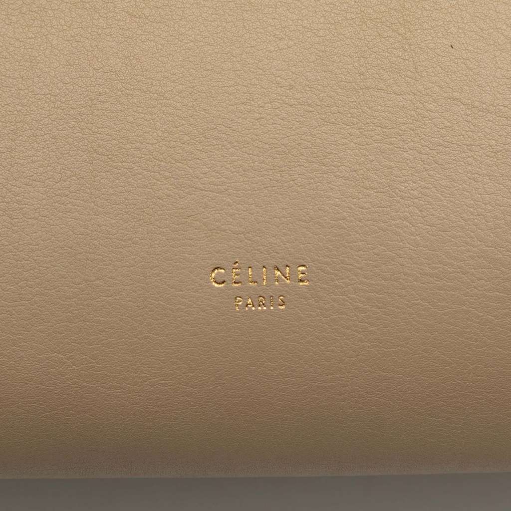 Celine Mini Tricolor Grained Calfskin Belt Satchel - 5