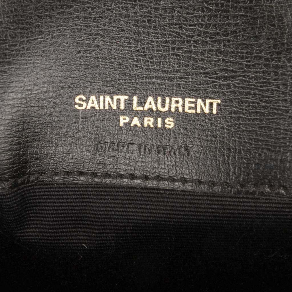Saint Laurent Smooth Calfskin Cassandre Phone Holder - 5