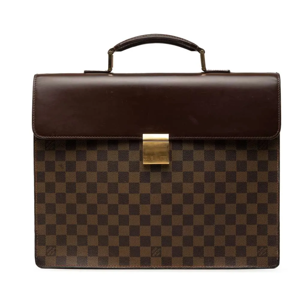 Louis Vuitton Damier Ebene Altona PM Brown Good - Front View