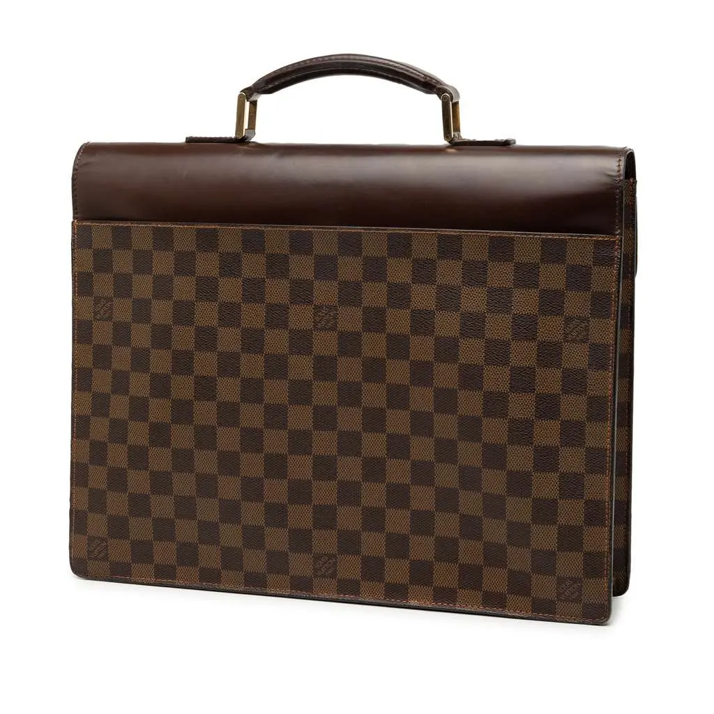 Louis Vuitton Damier Ebene Altona PM Brown Good - Back View
