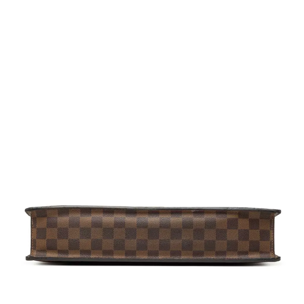 Louis Vuitton Damier Ebene Altona PM Brown Good - Inside View