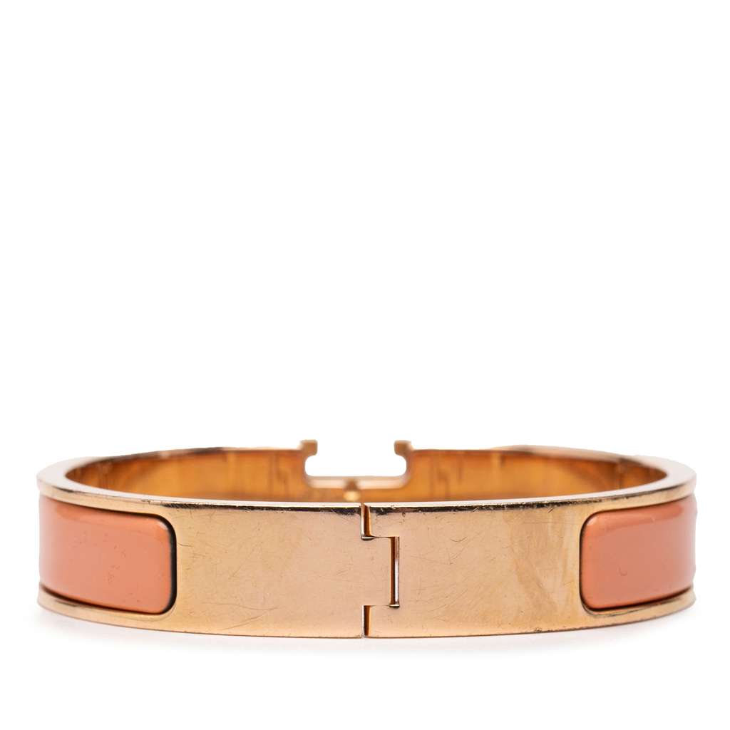 Hermès Narrow Enamel Clic H Bracelet PM - 3