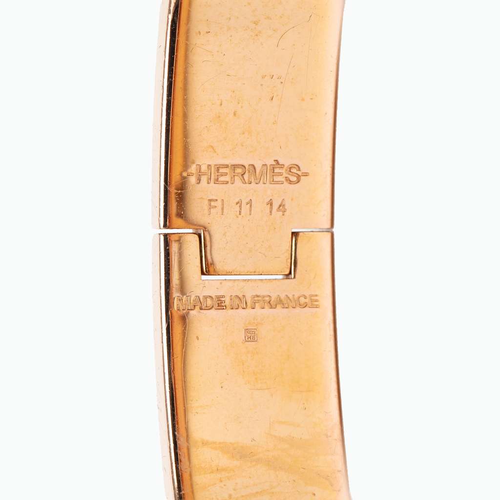 Hermès Narrow Enamel Clic H Bracelet PM - 4