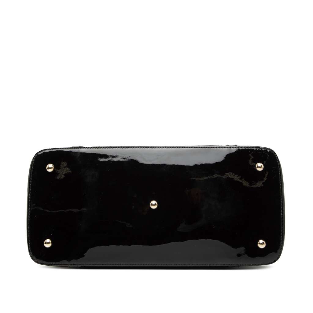 Gucci Large Microguccissima Patent Dome Satchel - 3