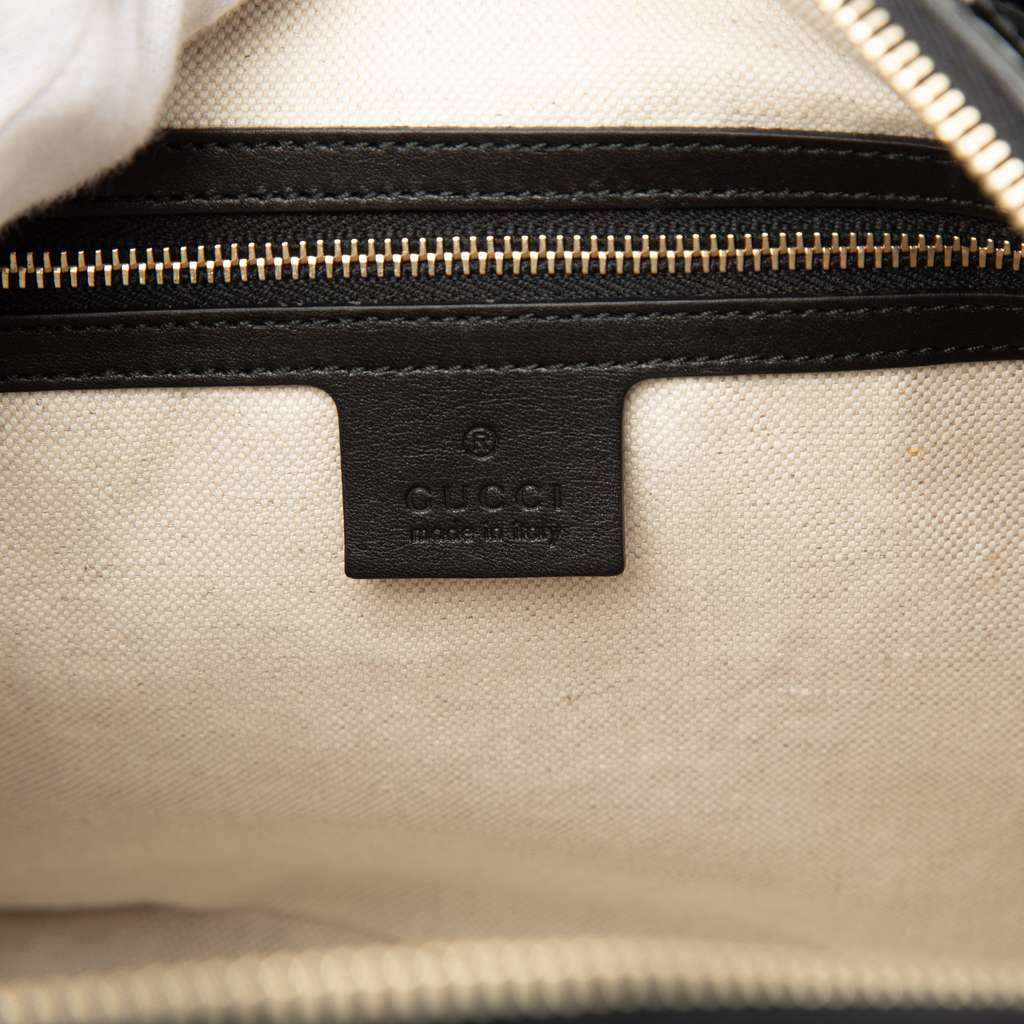 Gucci Large Microguccissima Patent Dome Satchel - 5