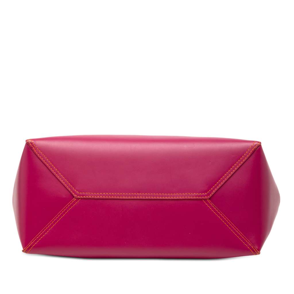 Loewe Leather Perforated Anagram Leo Tote - 3