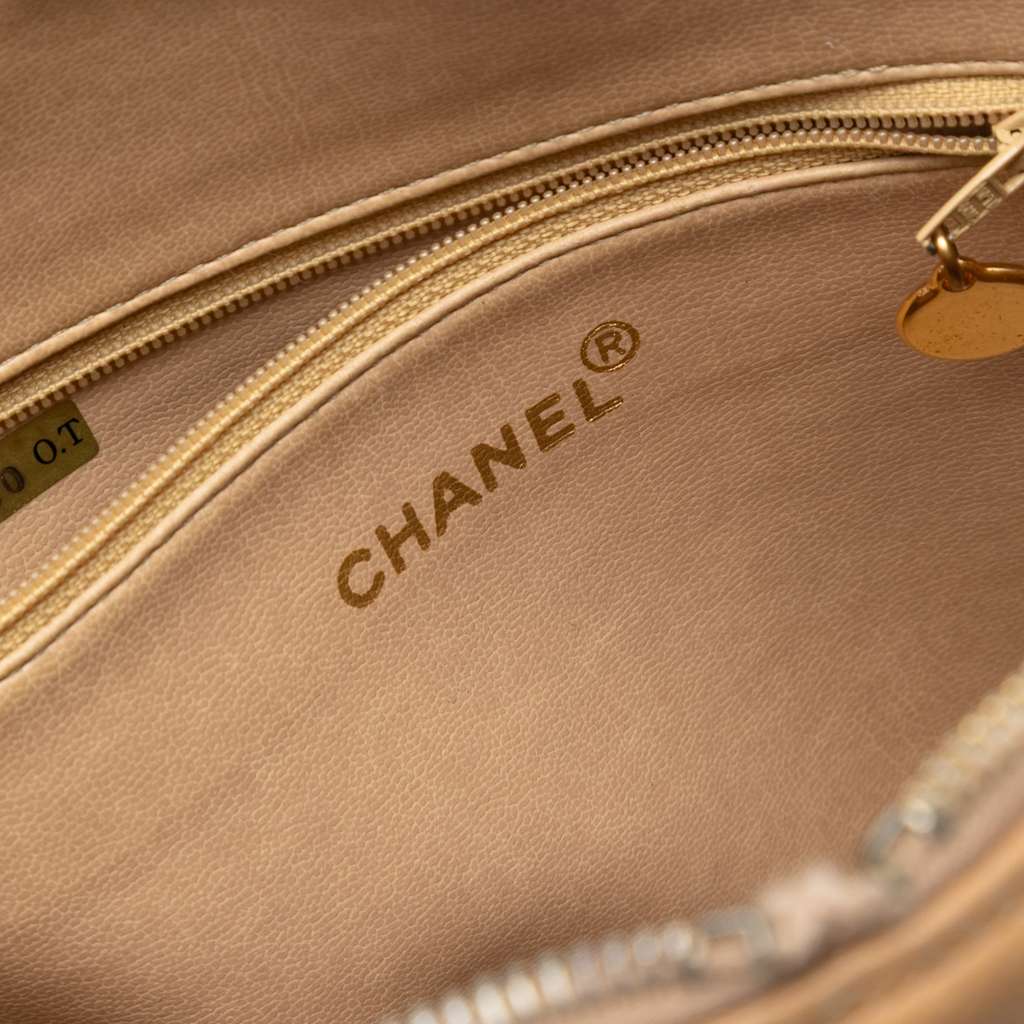 Chanel CC Caviar Two Way Zip Shoulder Bag - 5