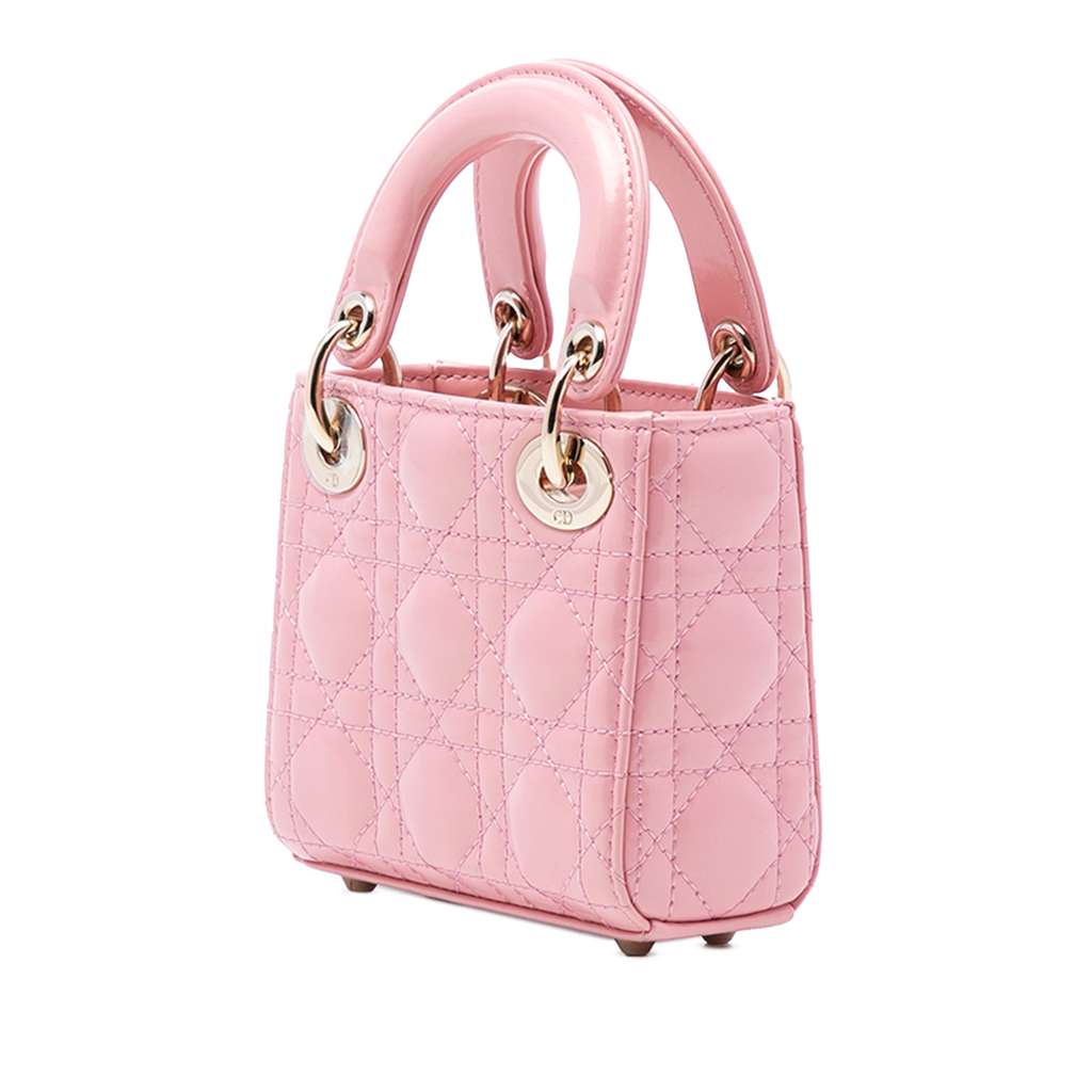 Dior Micro Patent Cannage Lady Dior - 2