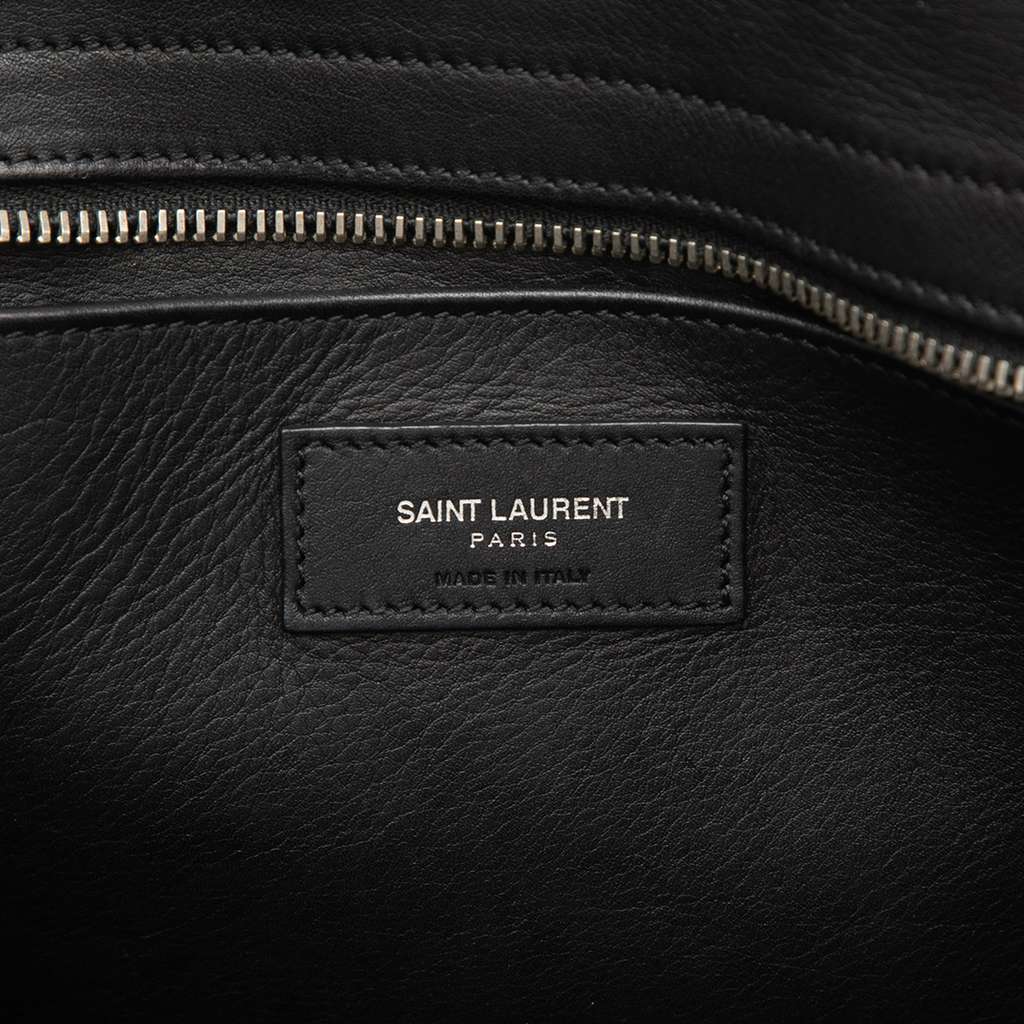 Saint Laurent Baby Leather Monogram Downtown Cabas Satchel - 5