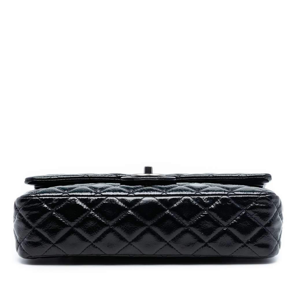 Chanel Medium Classic Distressed Patent Double Flap - 3