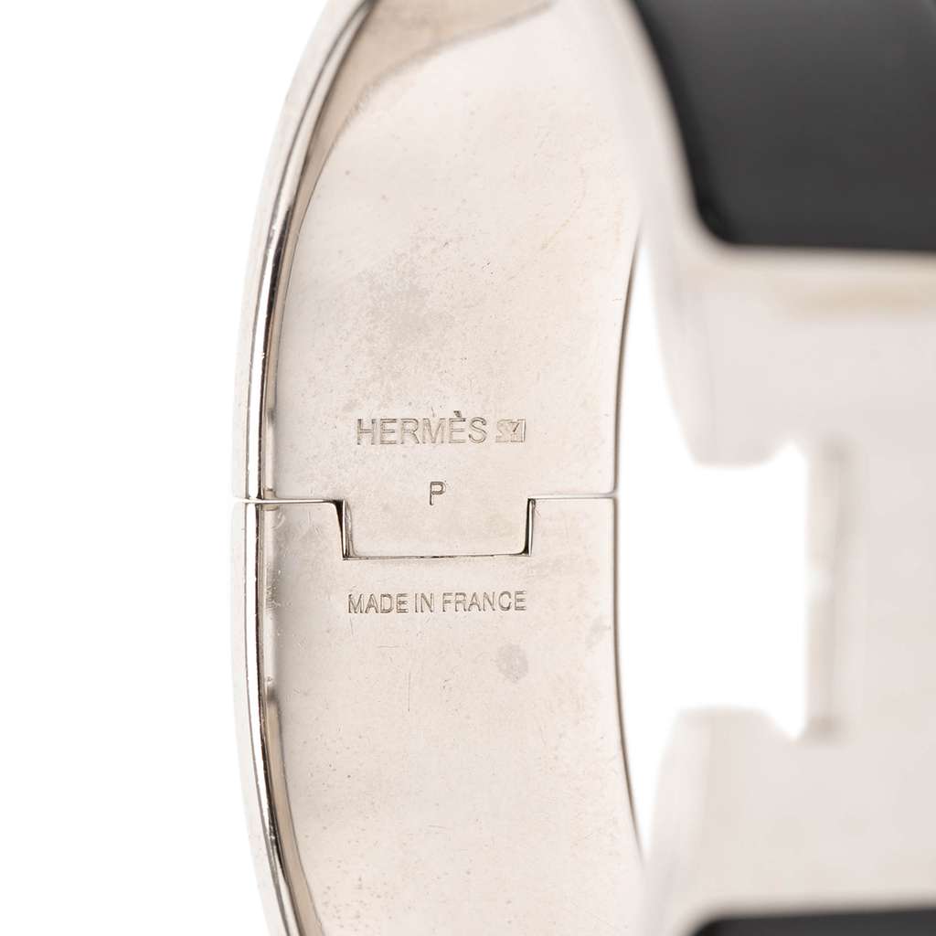 Hermès Wide Enamel Clic Clac H Bracelet PM - 4