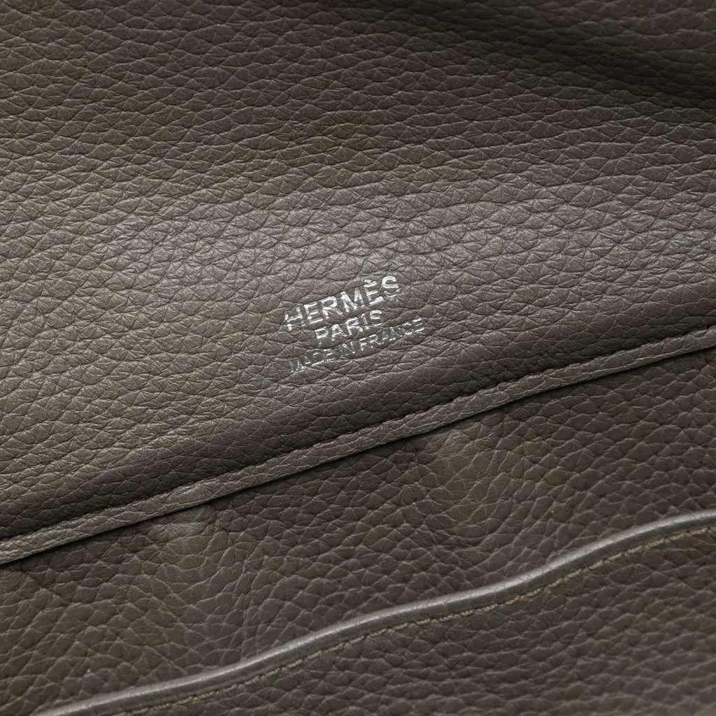 Hermès Clemence Atlas 42 Grey Leather Very good - Box View