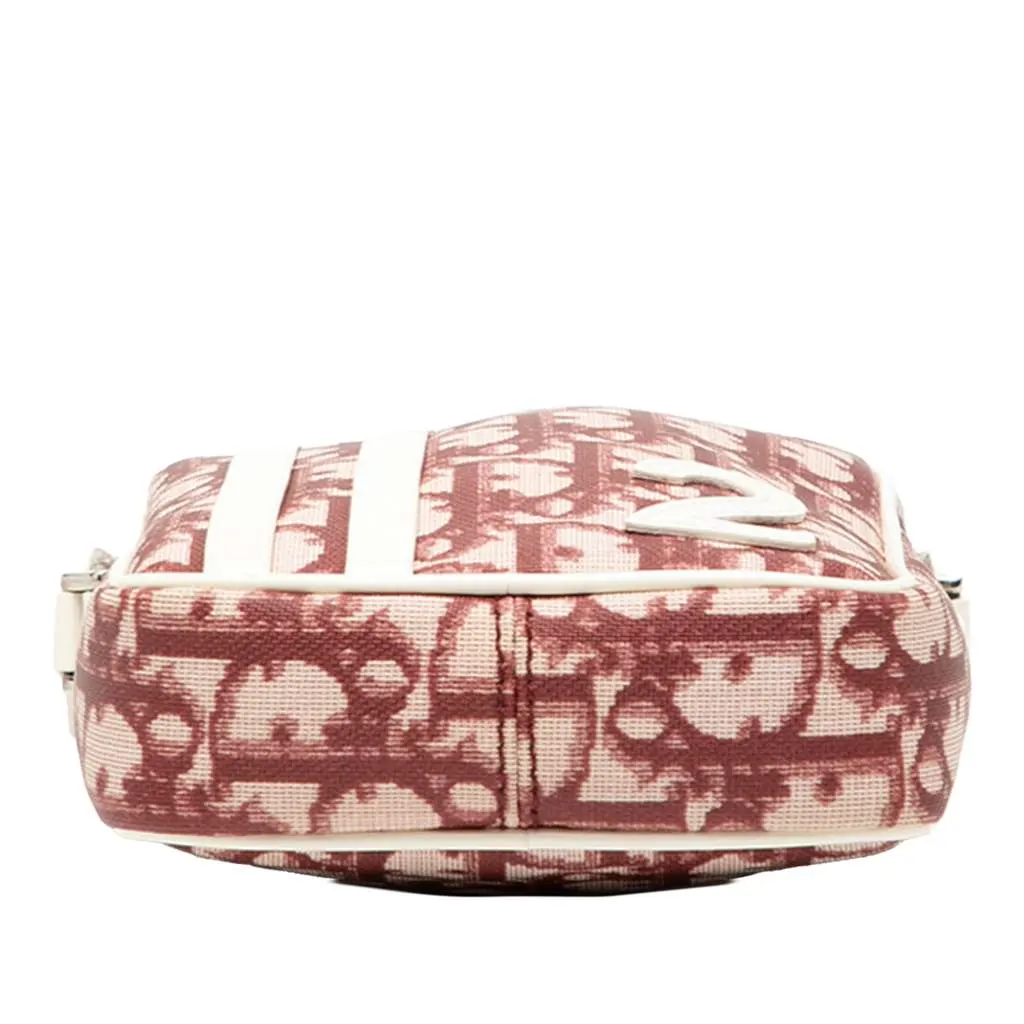 Dior Oblique Trotter Coated Canvas No.2 Crossbody Red Canvas Very good - Inside View