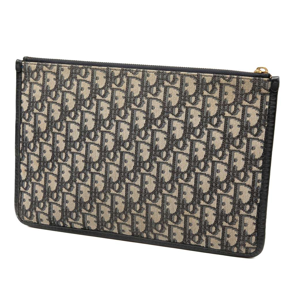 Dior Oblique Canvas Clutch - 2
