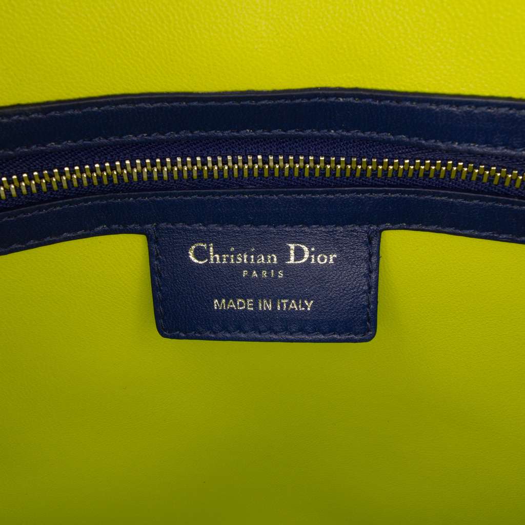 Dior Large Tricolor Lambskin Cannage Lady Dior - 5