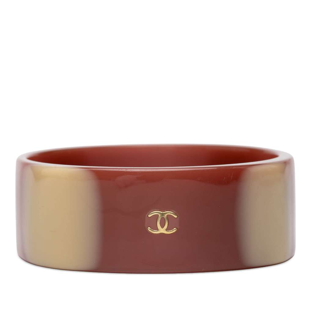 Chanel CC Resin Bangle - 3