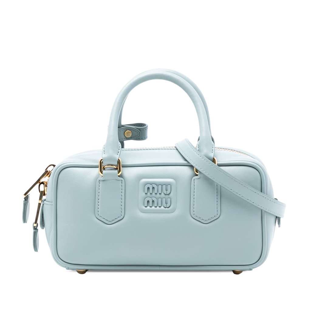 Miu Miu Leather Arcadie Satchel