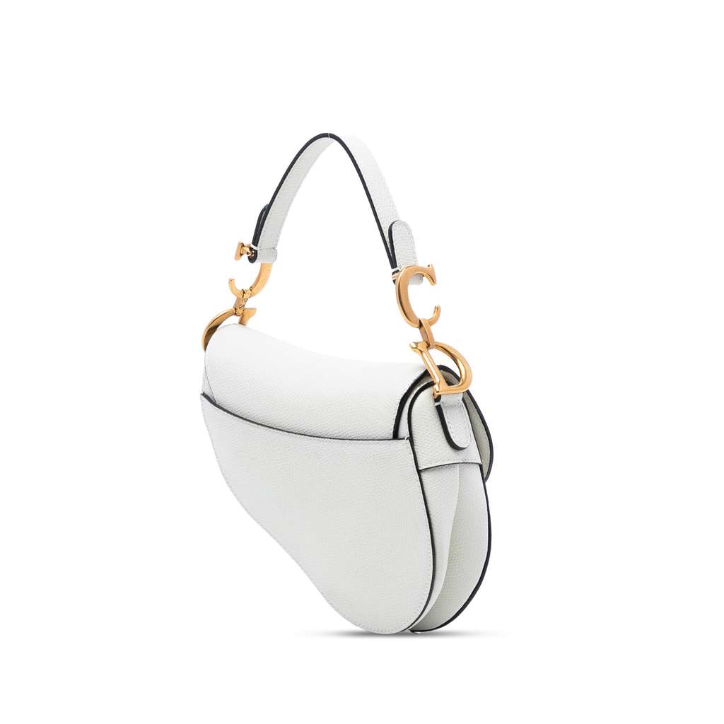 Dior Mini Grained Calfskin Saddle Bag - 2